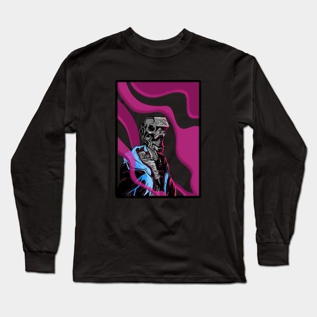 cyber decomposition Long Sleeve T-Shirt by xadhimx